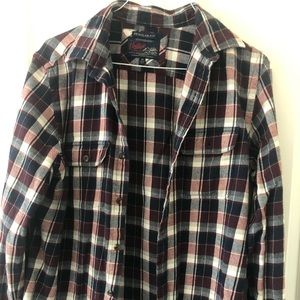 Maroon and Blue Flannel